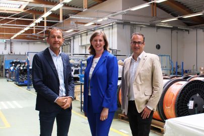 Dietmar Schink (RKT), LR Barbara Eibinger Miedl, Christoph Ludwig (SFG)